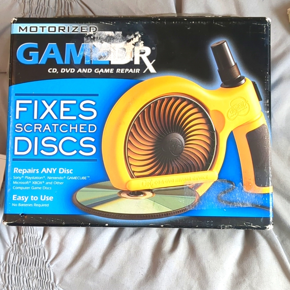 Motorized Game Doctor RX CD, DVD, and Game Repair.